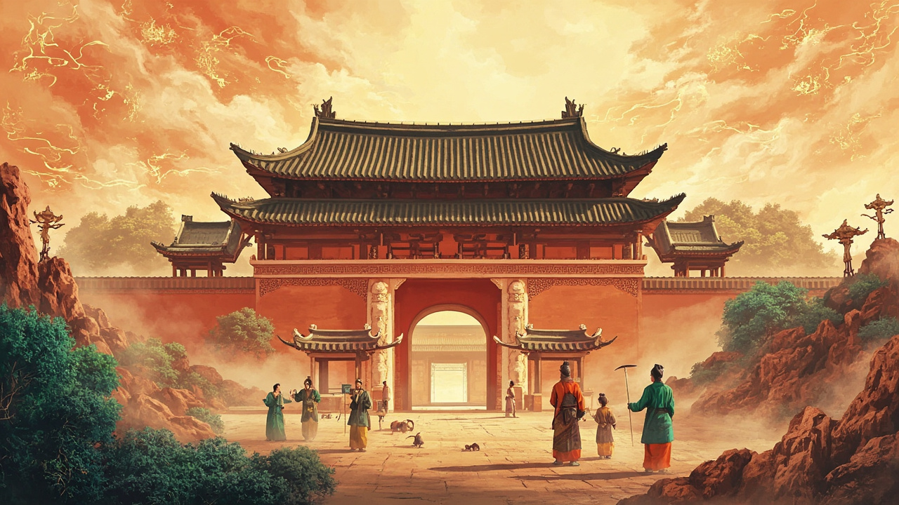 秦始皇陵保护工作现场